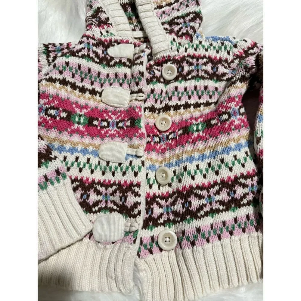 Genuine kids Oshkosh B’gosh hand knitted sweater 2t